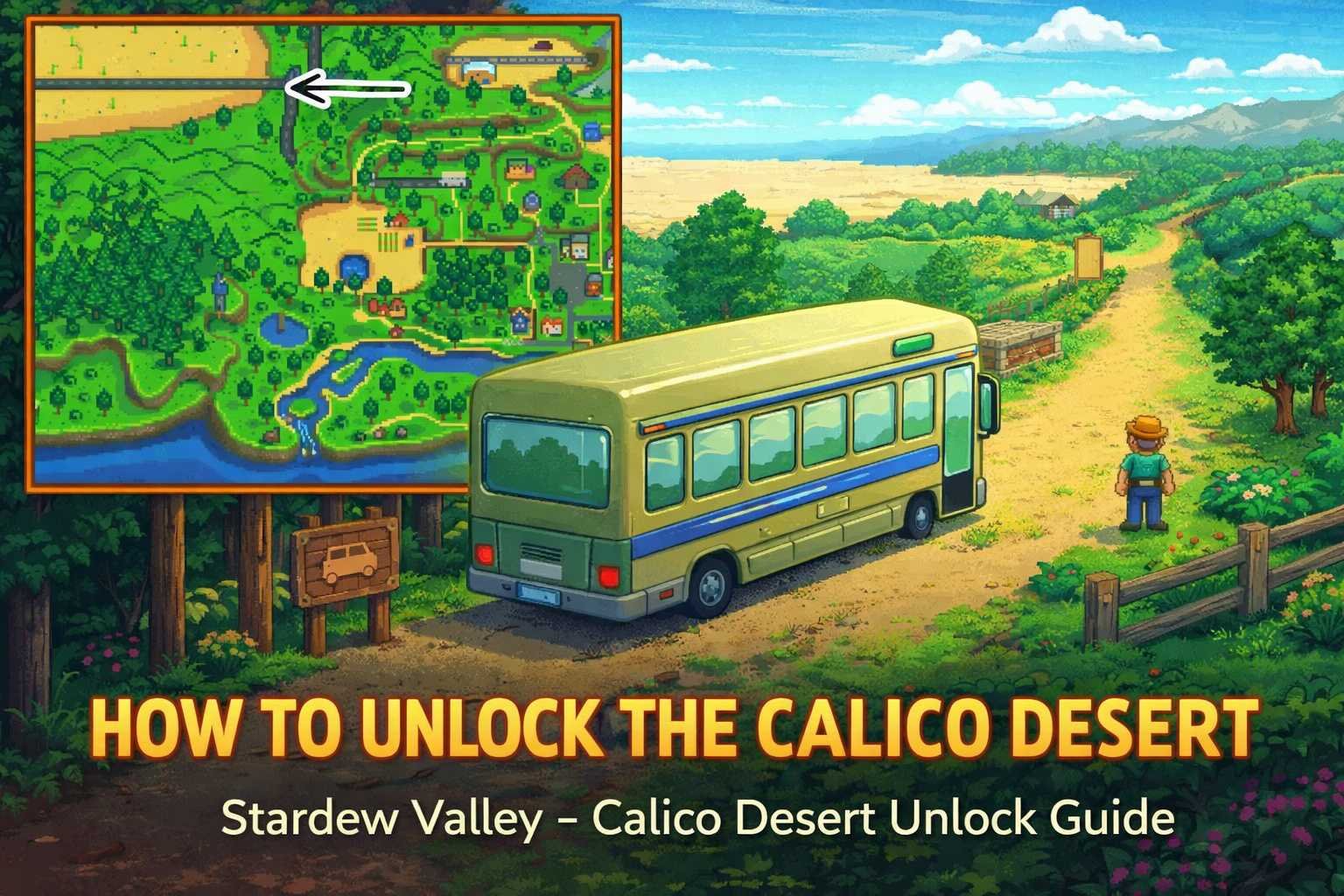 How to Unlock the Calico Desert in Stardew Valley (Fast Step-by-Step Guide)